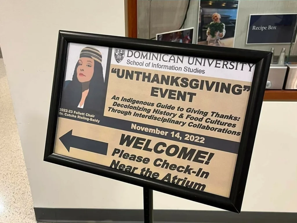 So you began your event with an Indigenous land acknowledgment. Now